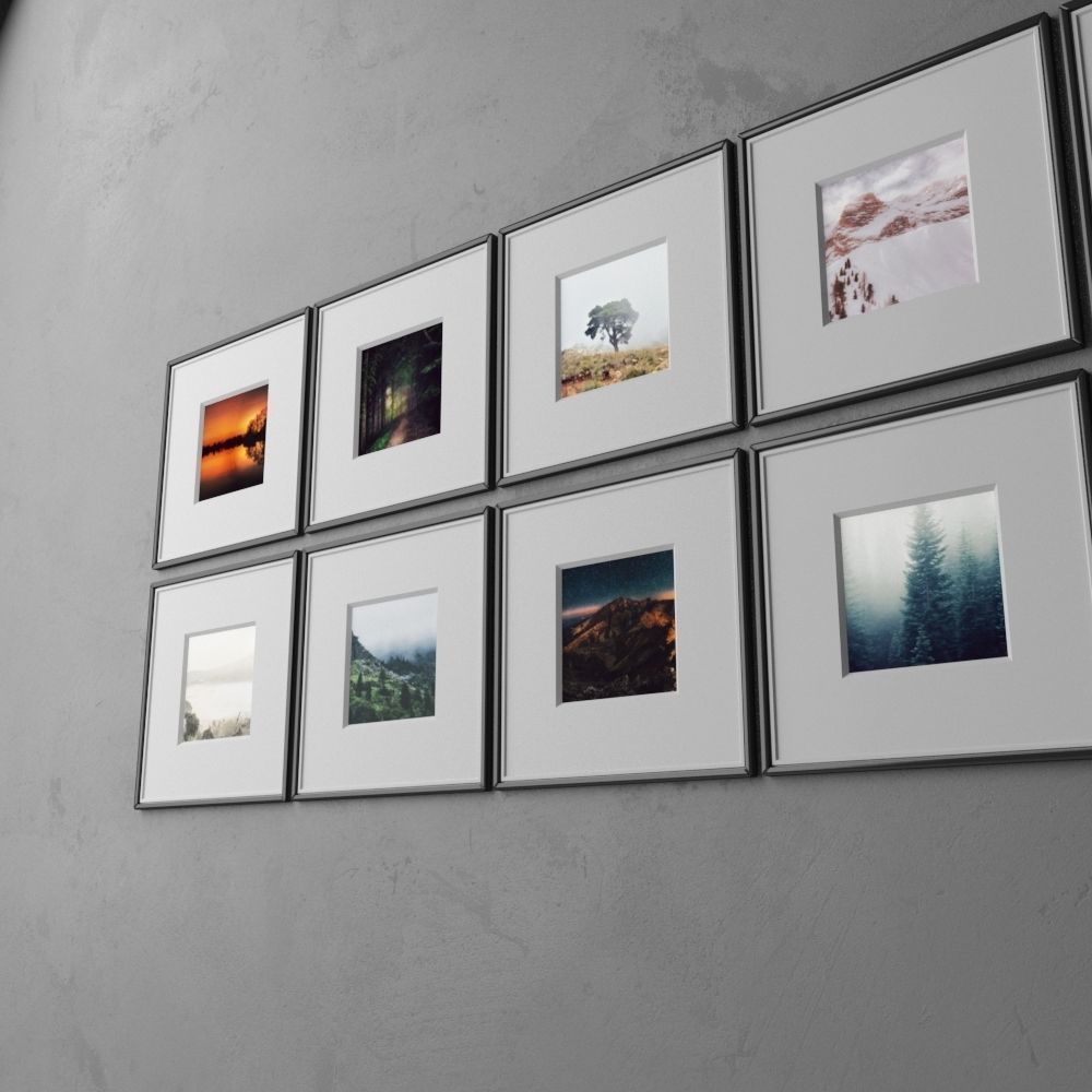 frame6 2x5 quad-7 3D model_2