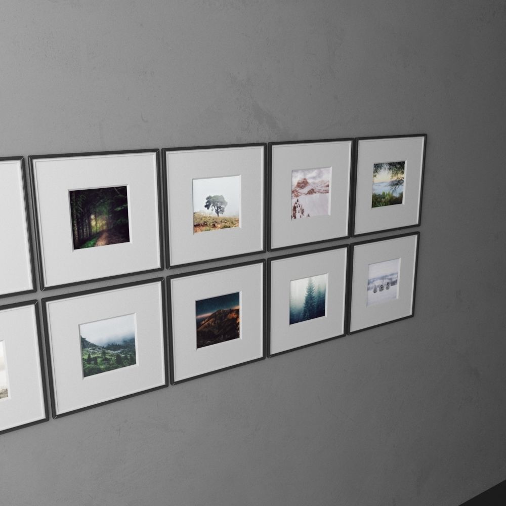 frame6 2x5 quad-7 3D model_1