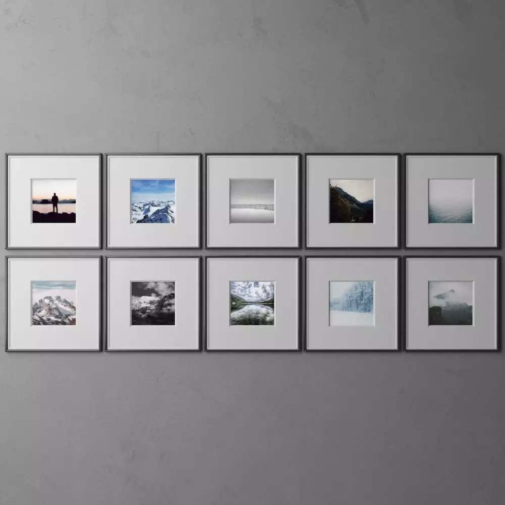 frame6 2x5 quad-9 3D model_0