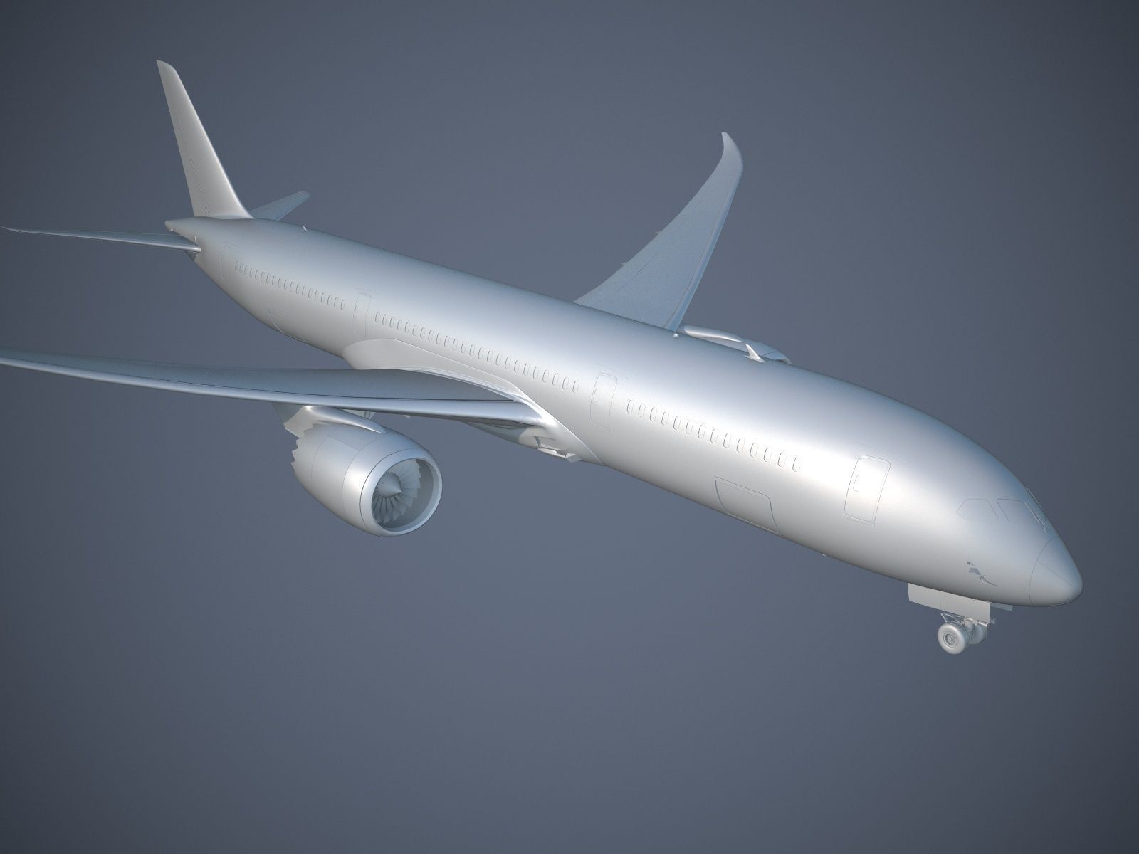 Boeing 787 Dreamliner ANA airlines 3D model_14