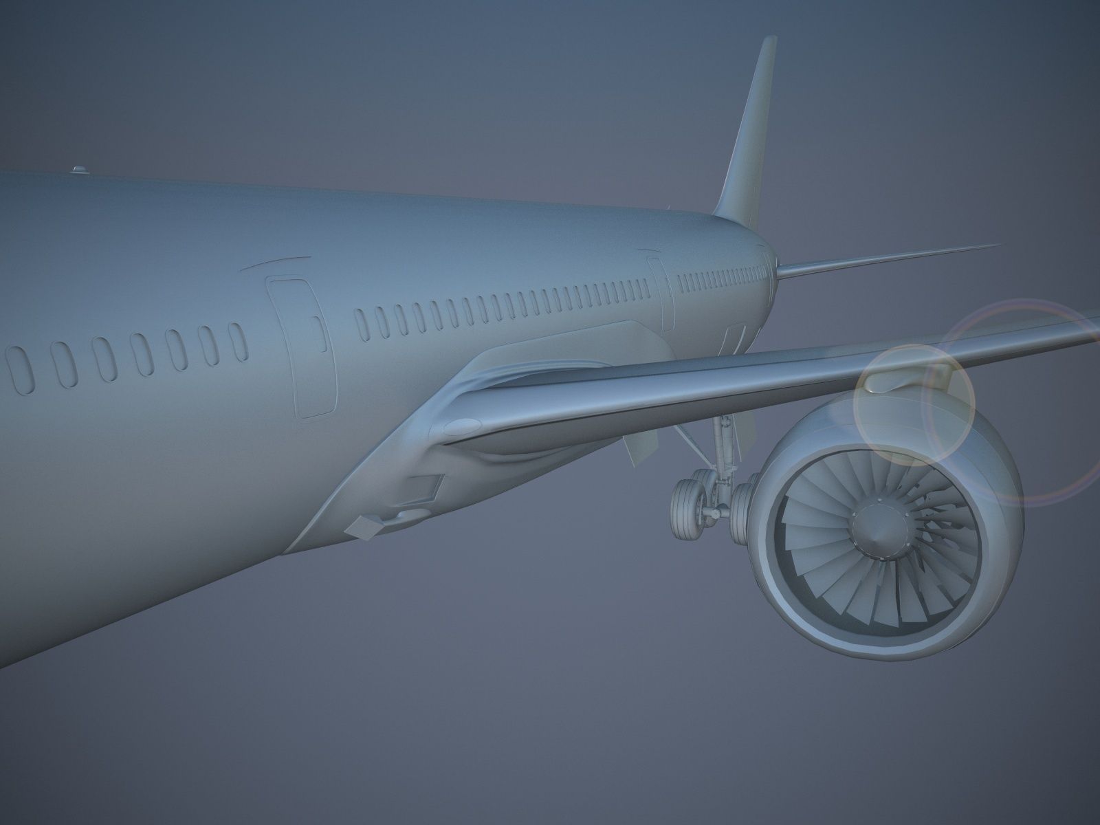 Boeing 787 Dreamliner ANA airlines 3D model_19