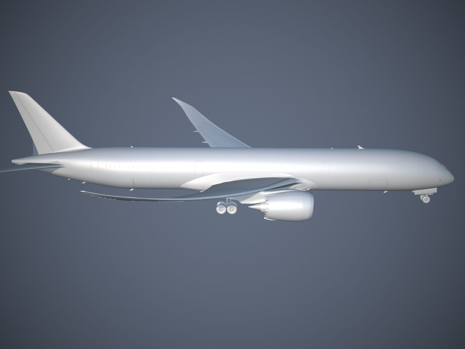 Boeing 787 Dreamliner ANA airlines 3D model_18