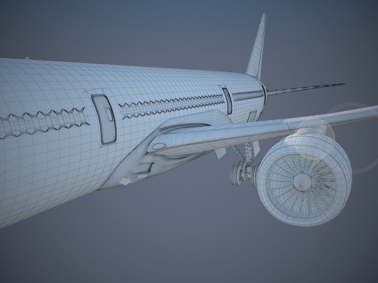 Boeing 787 Dreamliner ANA airlines 3D model_23