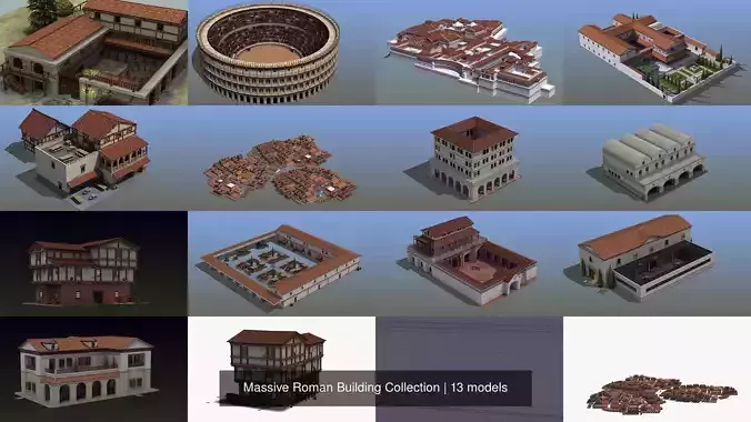 Massive Roman Building Collection 