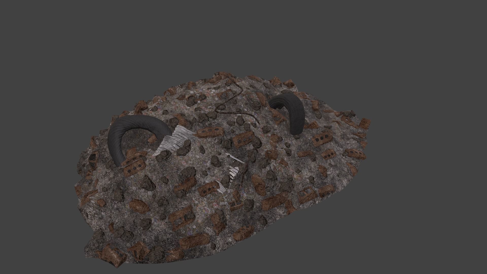 Dump low-poly models Free low-poly 3D model_5