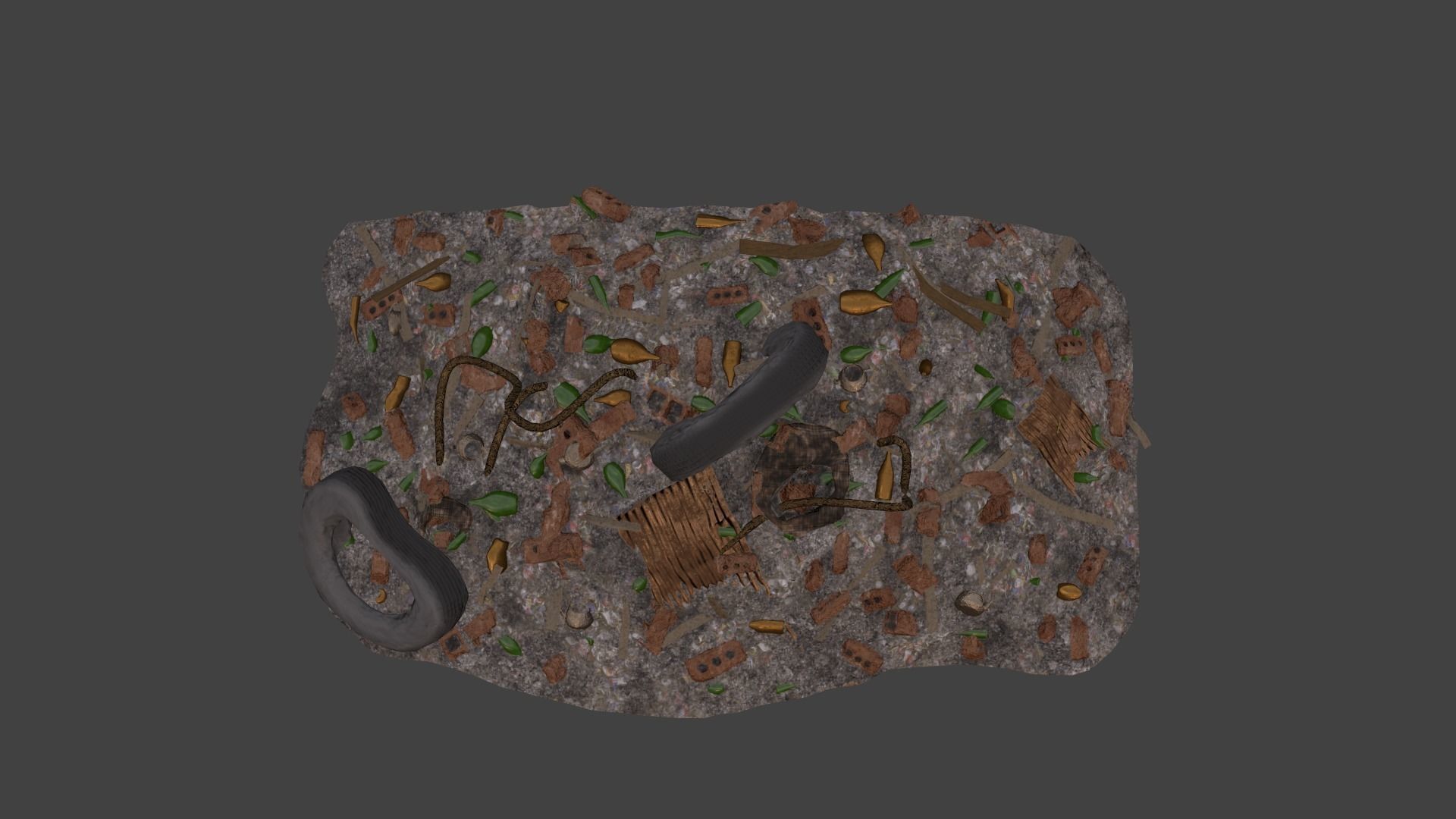 Dump low-poly models Free low-poly 3D model_3