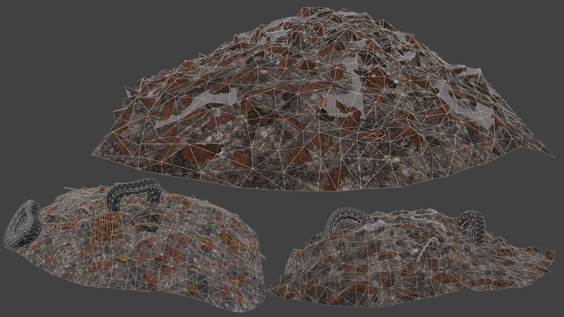 Dump low-poly models Free low-poly 3D model_1