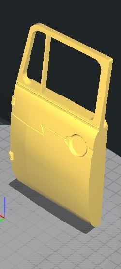 6x6 truck rc crawler car hard body 3D print model_16