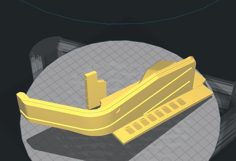 6x6 truck rc crawler car hard body 3D print model_17