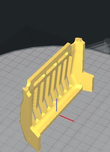 6x6 truck rc crawler car hard body 3D print model_21