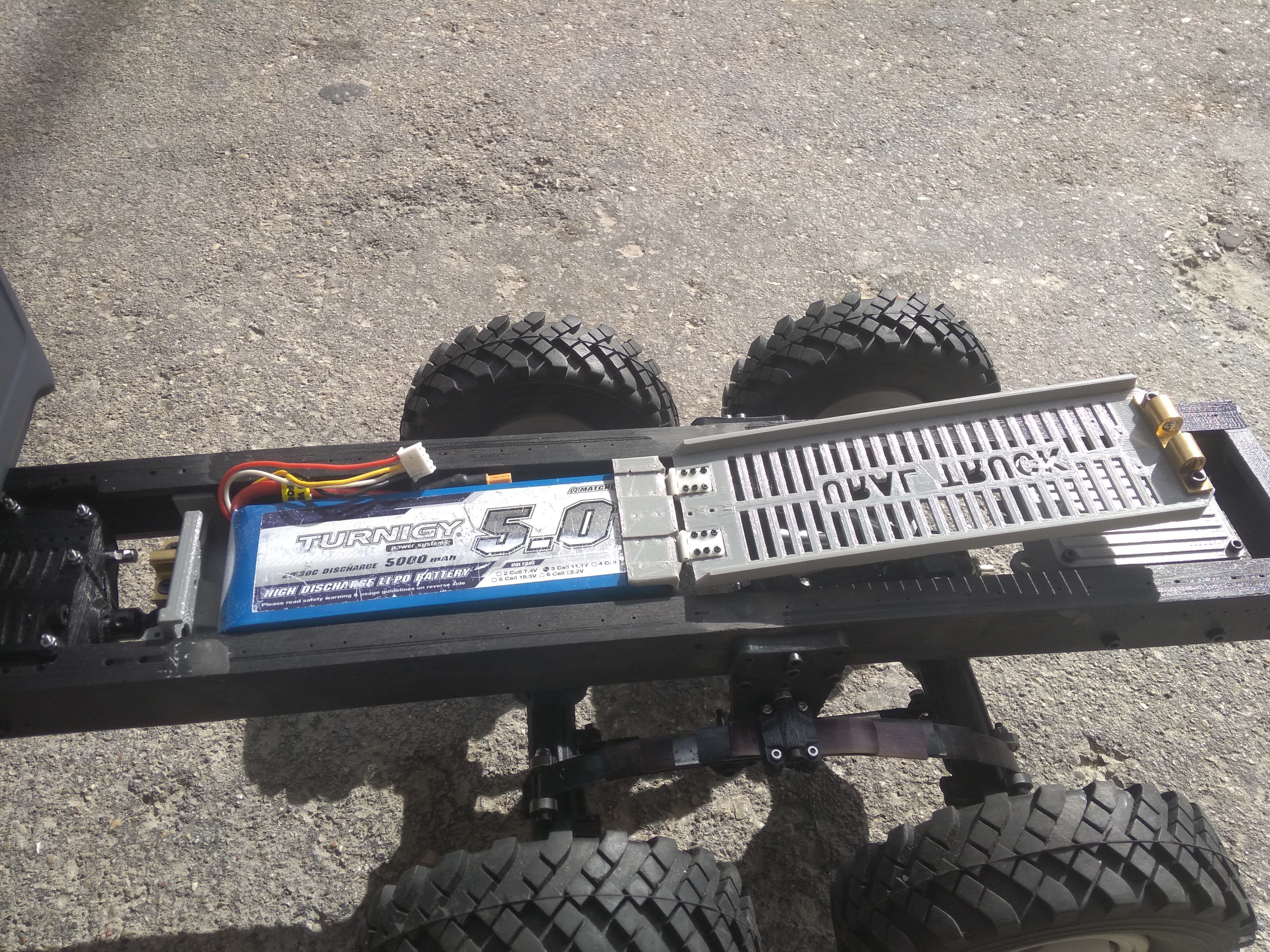 6x6 truck rc crawler car hard body 3D print model_13