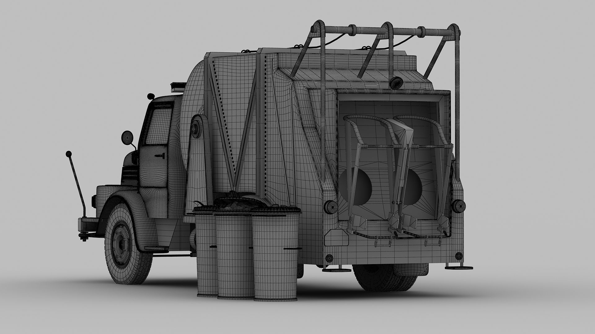 IFA S4000-1 Garbage Truck 3D model_6