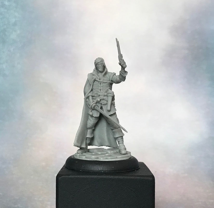 Musketeer bundle - 4 musketeers 35mm scale 3D print model_47