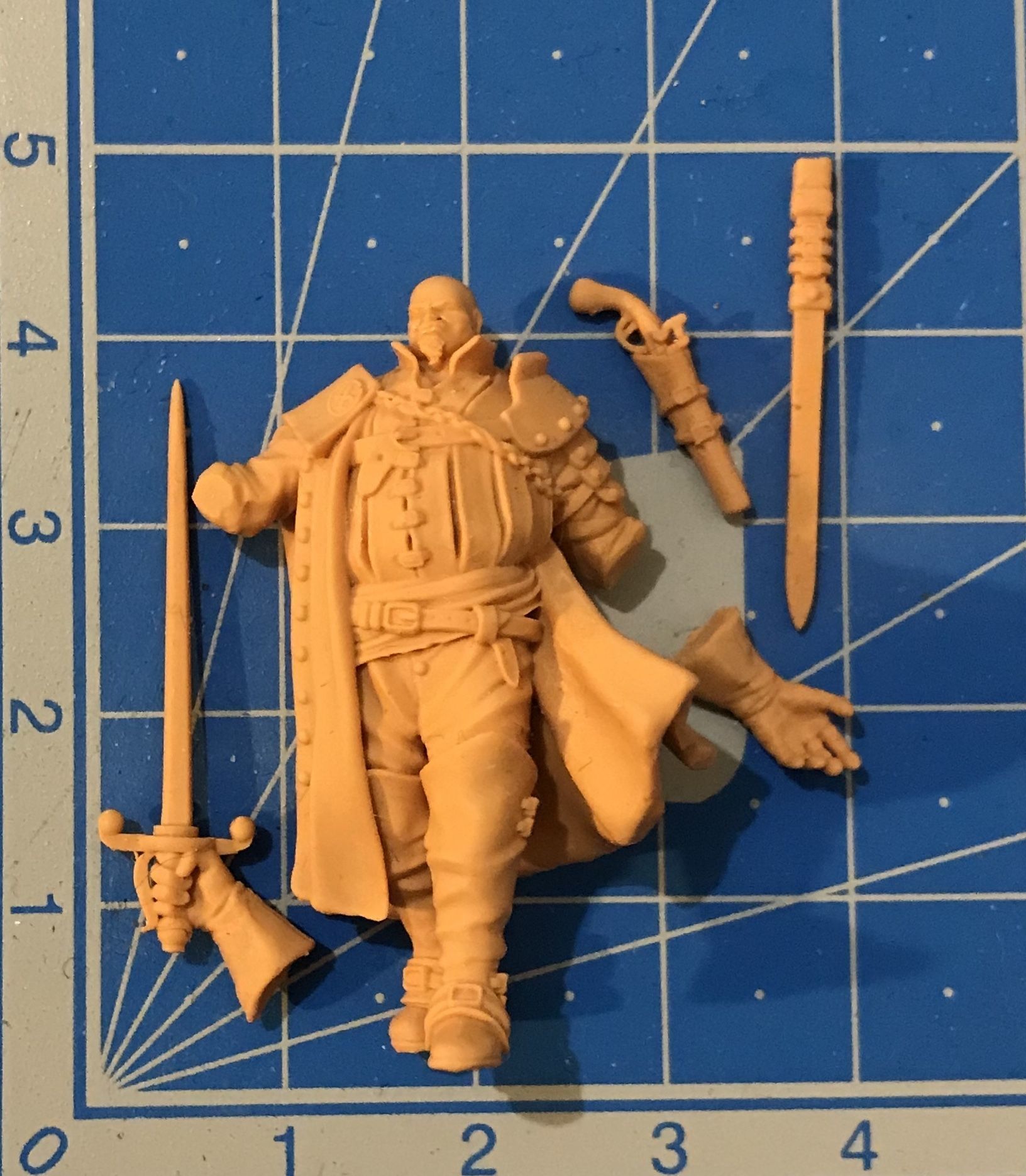 Musketeer bundle - 4 musketeers 35mm scale 3D print model_43