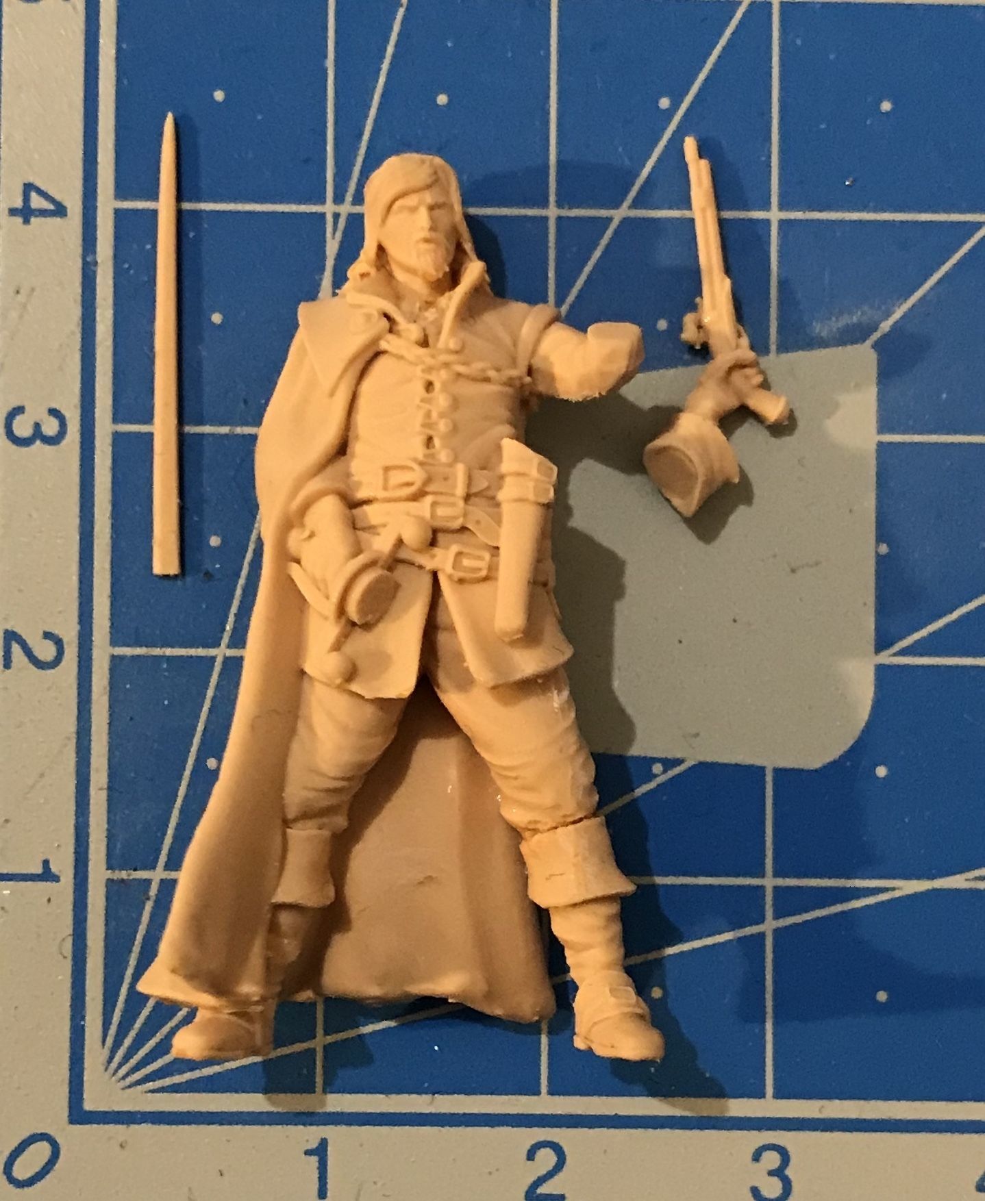 Musketeer bundle - 4 musketeers 35mm scale 3D print model_41