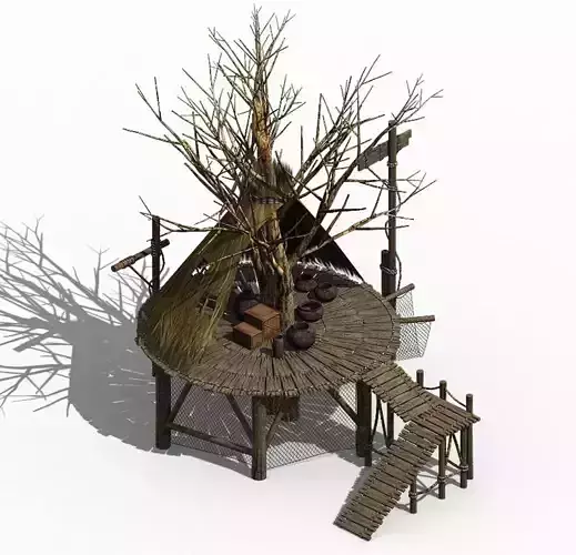 Primitive tribe - tree building 01