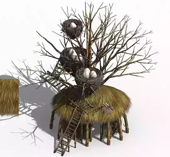 Primitive tribe - tree building 02