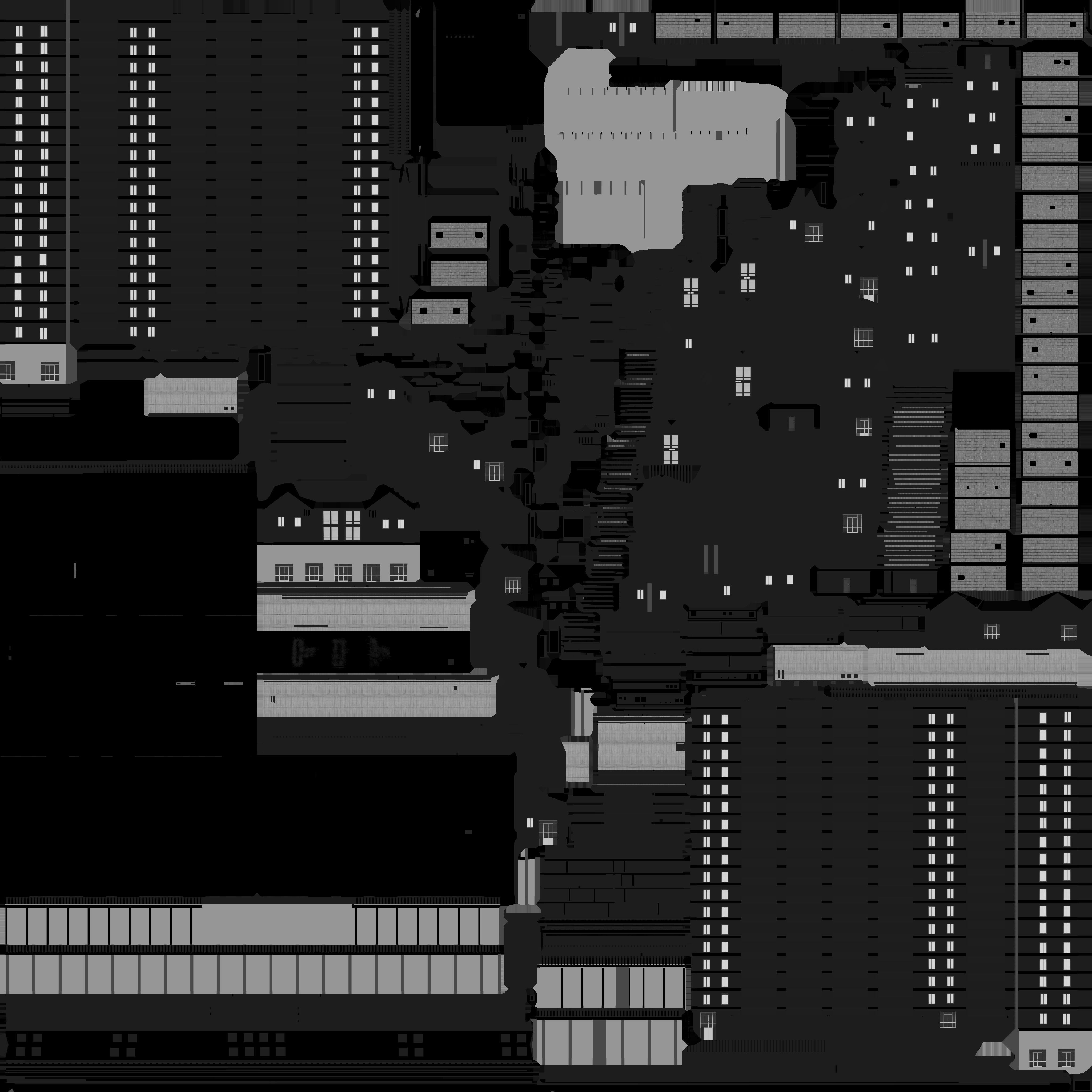 Davis Court Low-poly 3D model_5