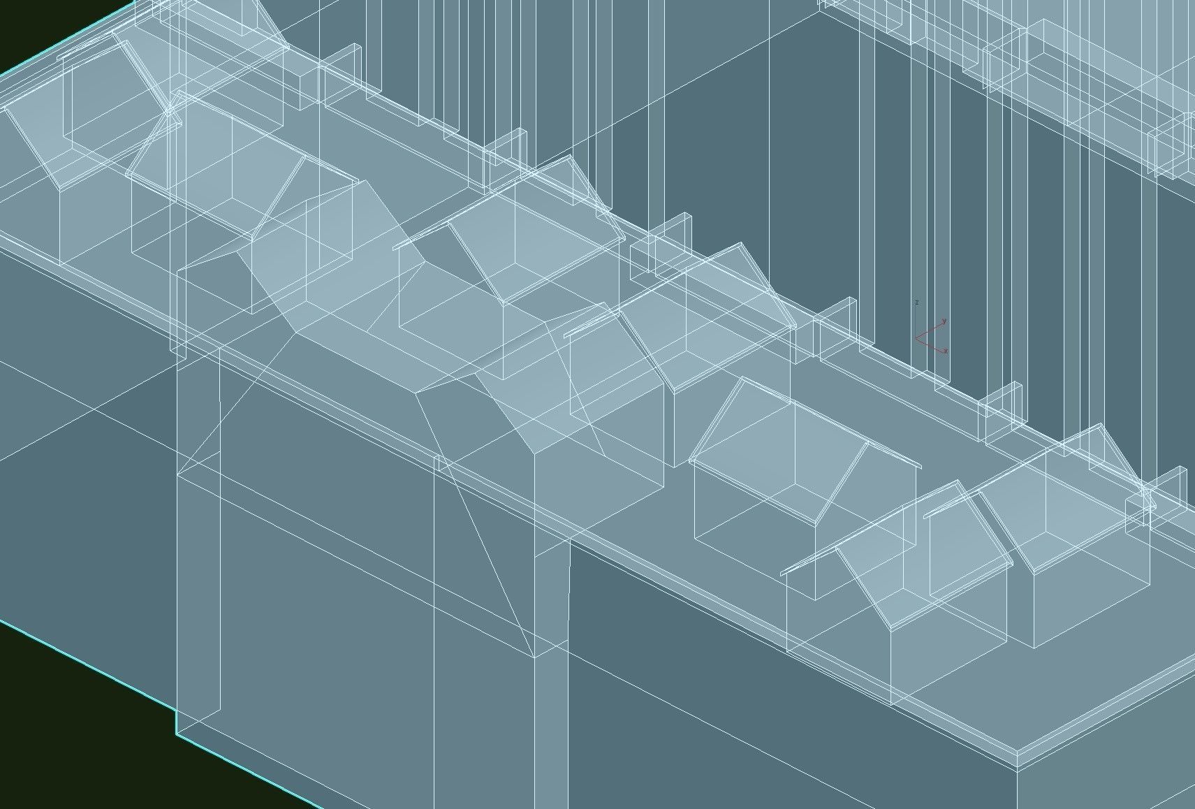 Davis Court Low-poly 3D model_32