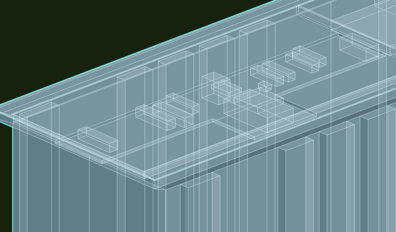 Davis Court Low-poly 3D model_33