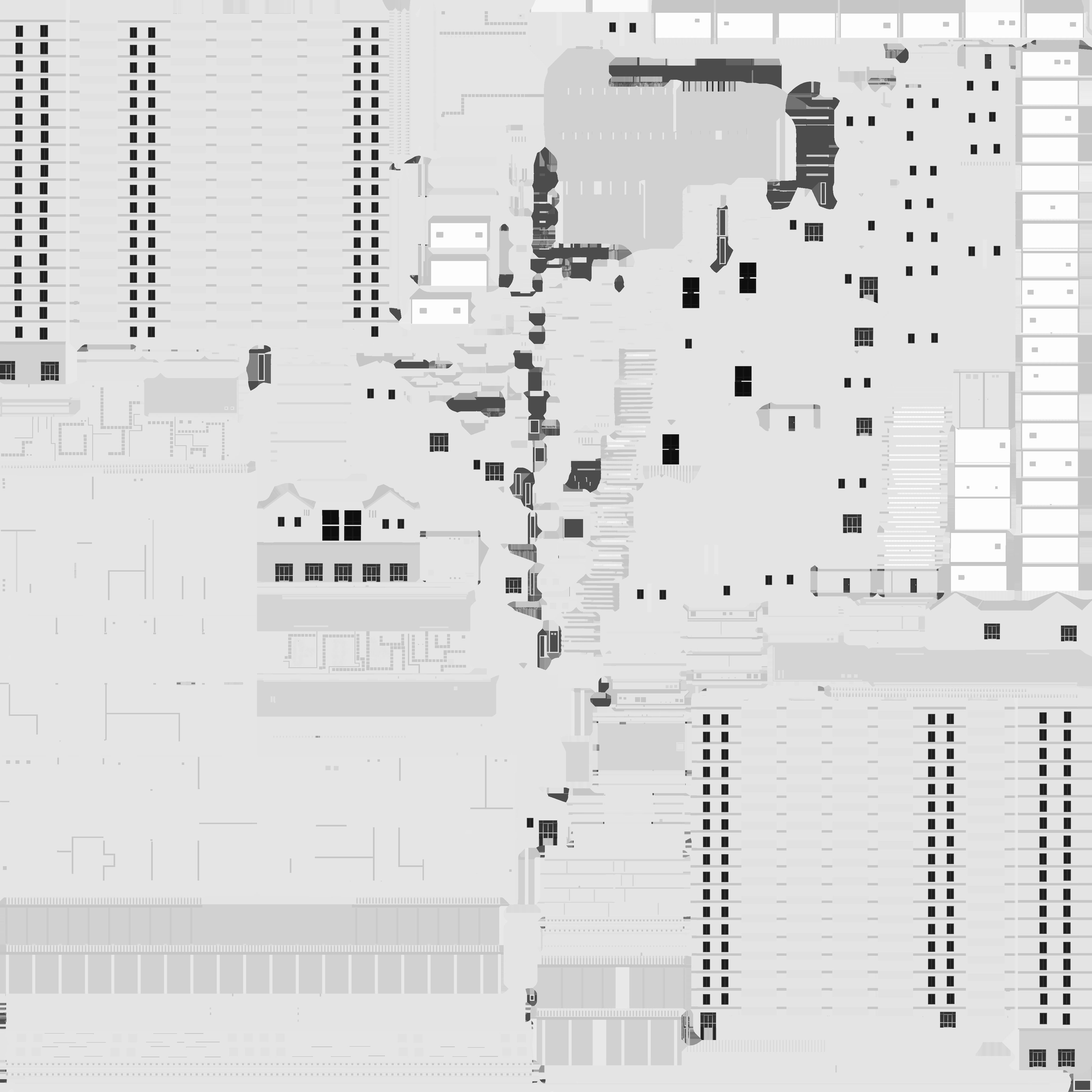 Davis Court Low-poly 3D model_7