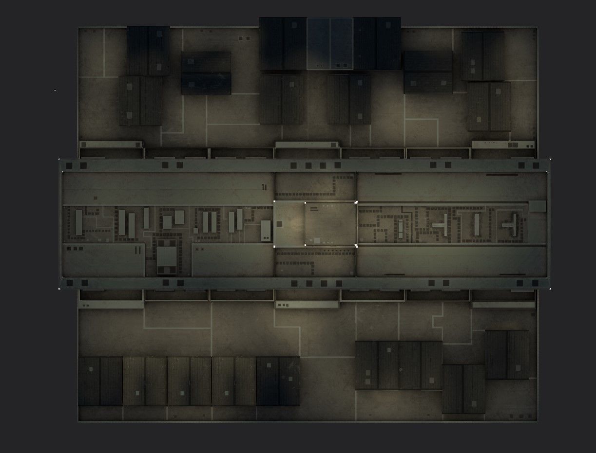 Davis Court Low-poly 3D model_16