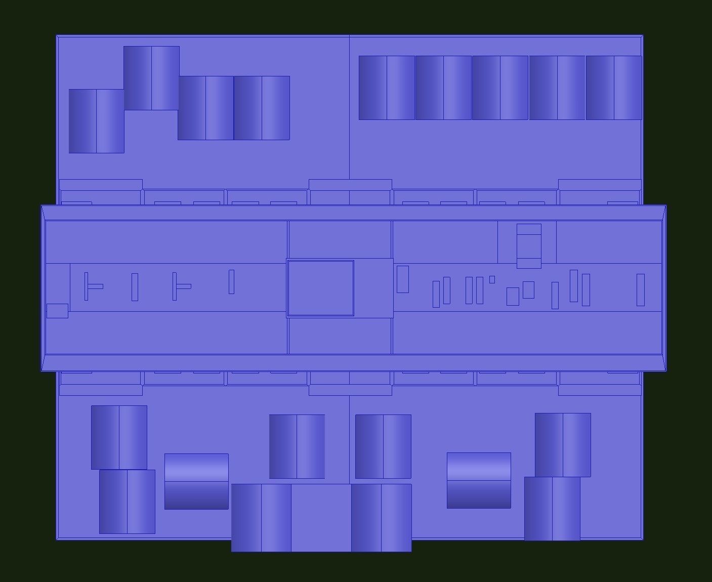 Davis Court Low-poly 3D model_24