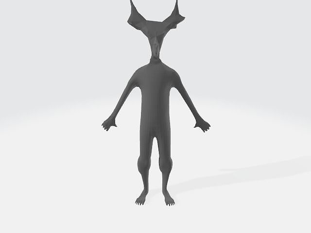 basic character for begin to learn rig and animations Free 3D model
