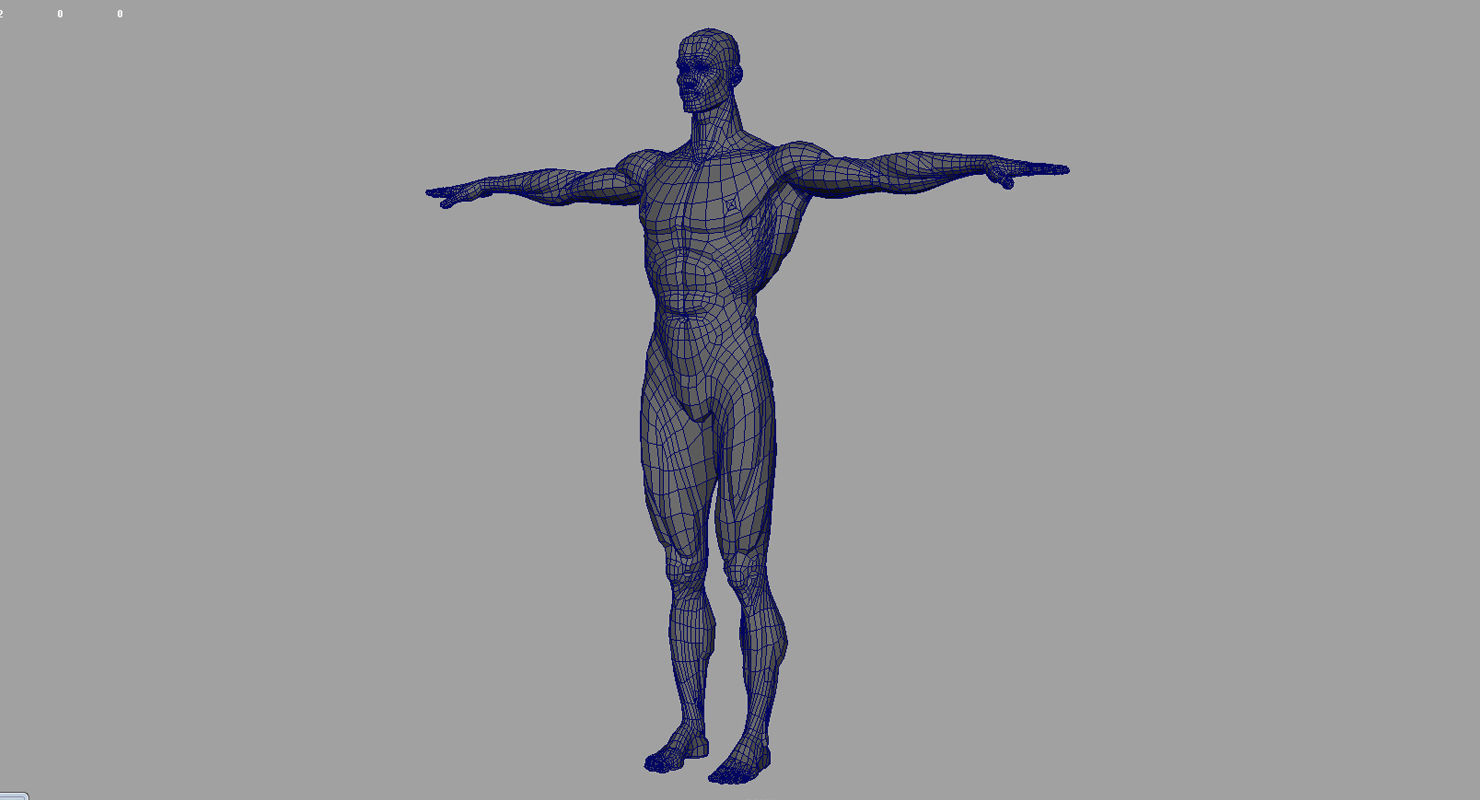 African American man 3d model 3D model_2