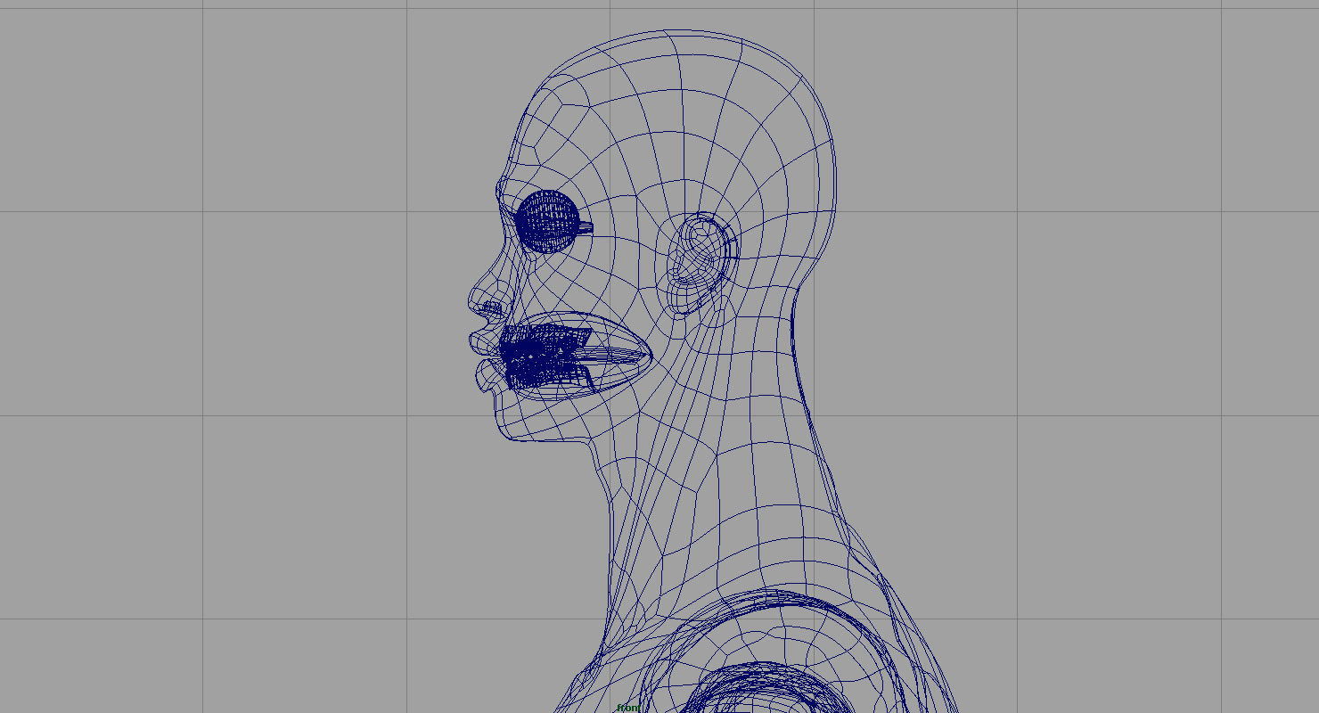 African American man 3d model 3D model_9