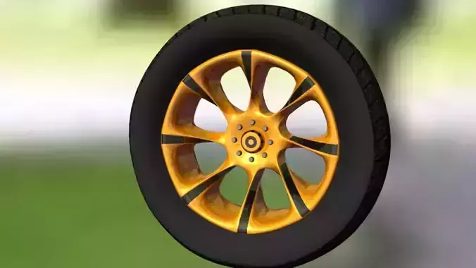 RIM AND TIRE INDUSTRIAL MODEL