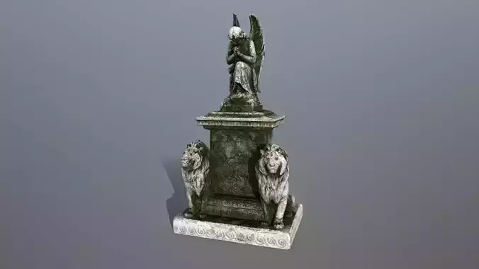statue 4 lion