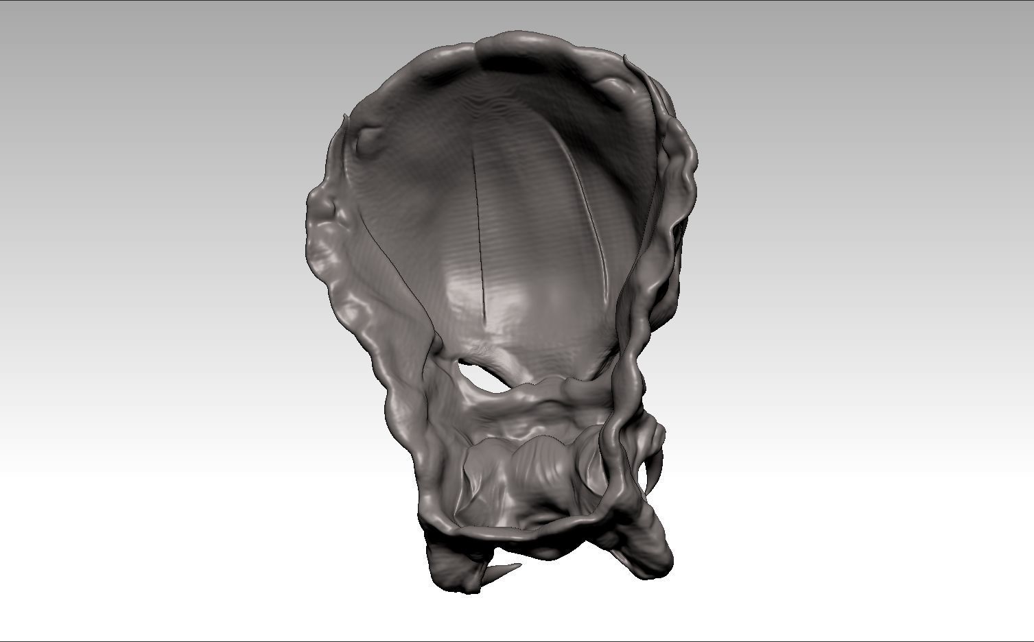 Predator face 3d mask 3D print model_7