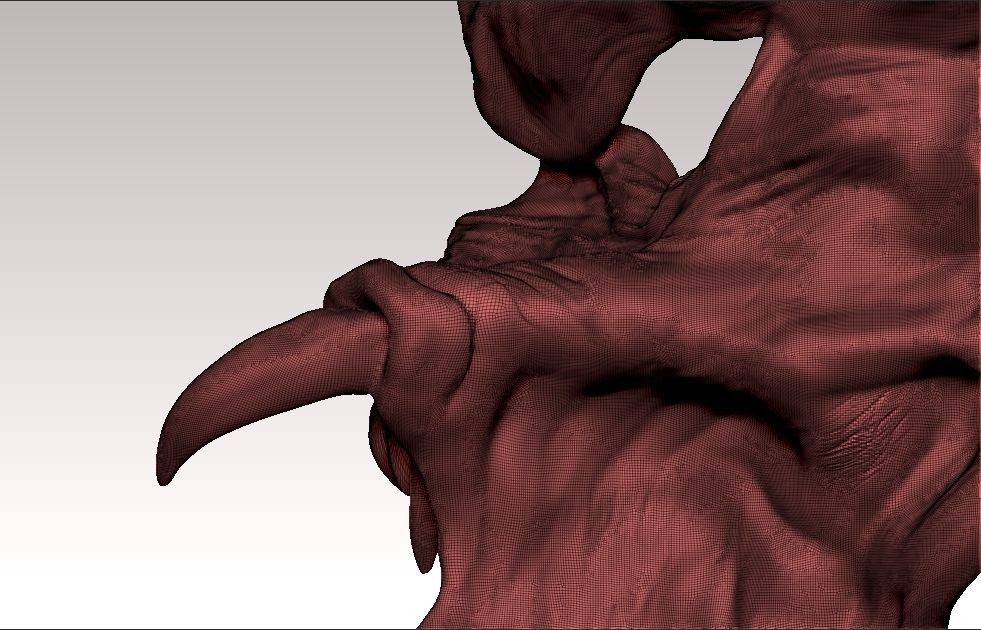 Predator face 3d mask 3D print model_5