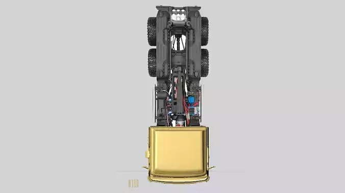 3d printable  Cab old truck F2000 for chassis  TRX6  3D print model