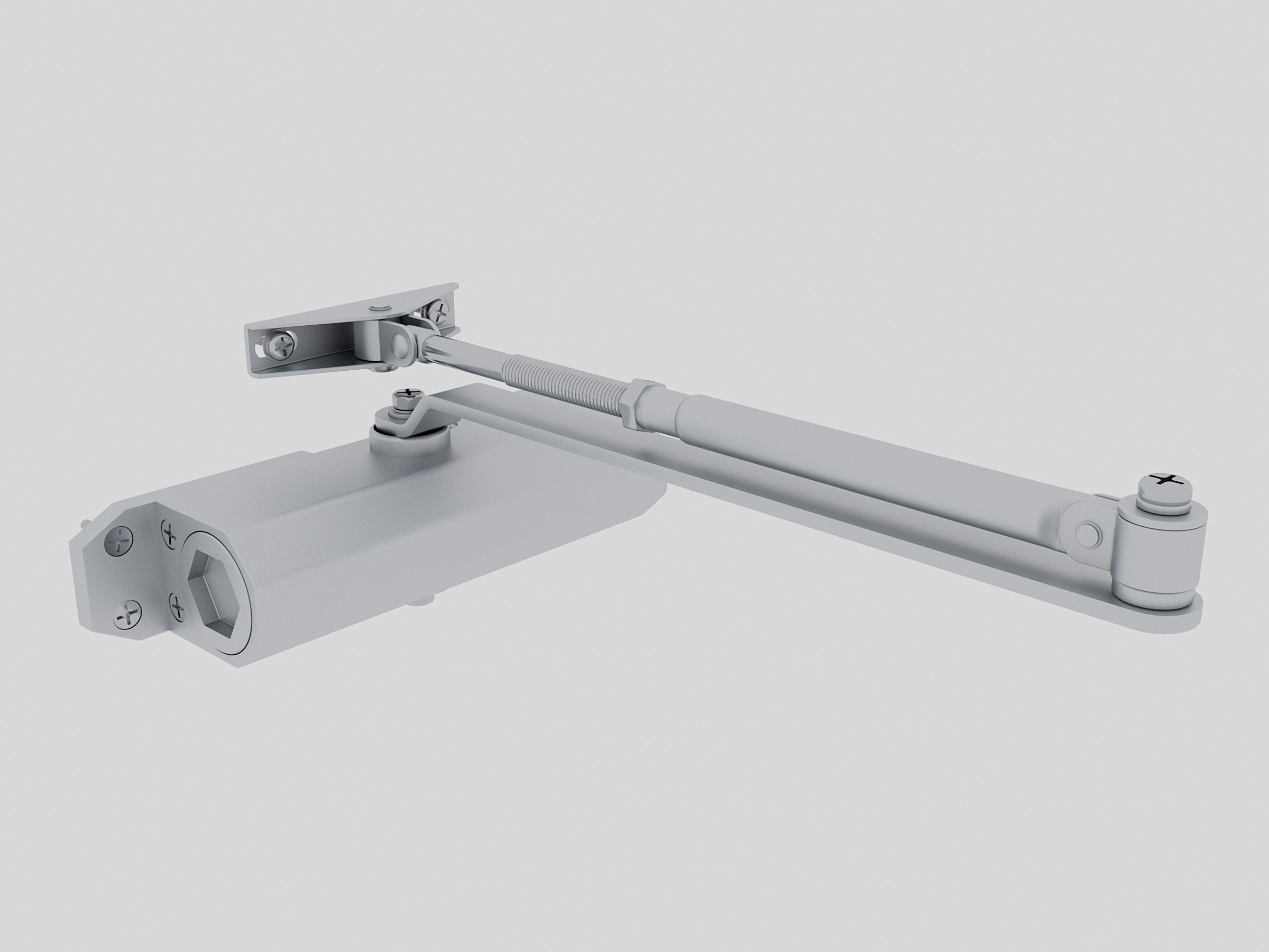 Door Closer 3D CGTrader
