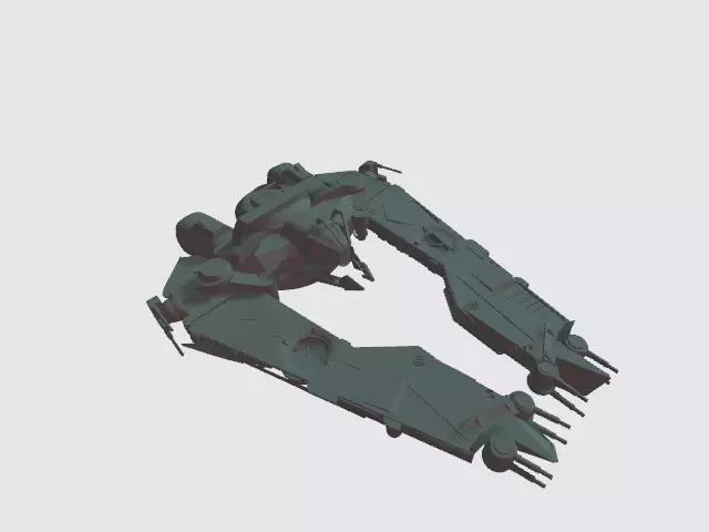 star  wars ship Free 3D model_0