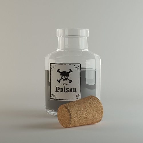 Poison Vial 3D model
