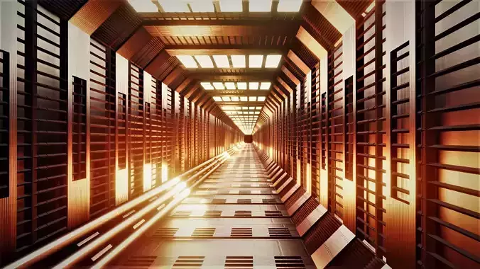 Sci-Fi Hallway