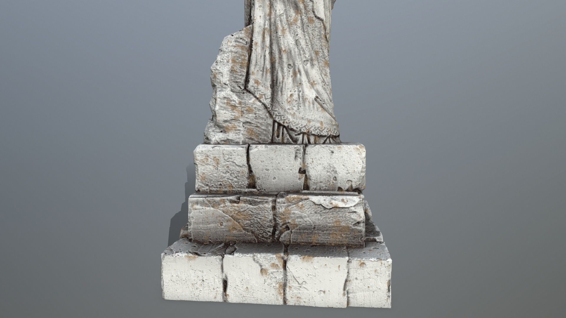 Statue 5 aphrodite Low-poly 3D model_11