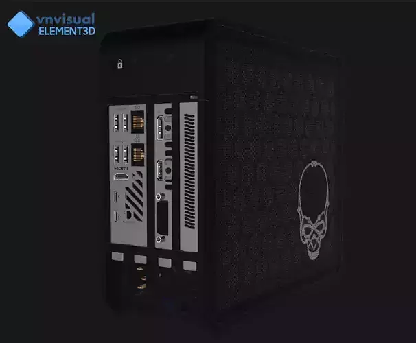 E3D - Intel Ghost Canyon NUC 3D model