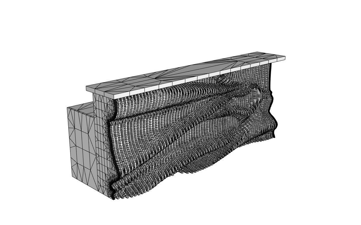 Parametric Reception Table 3D model_3