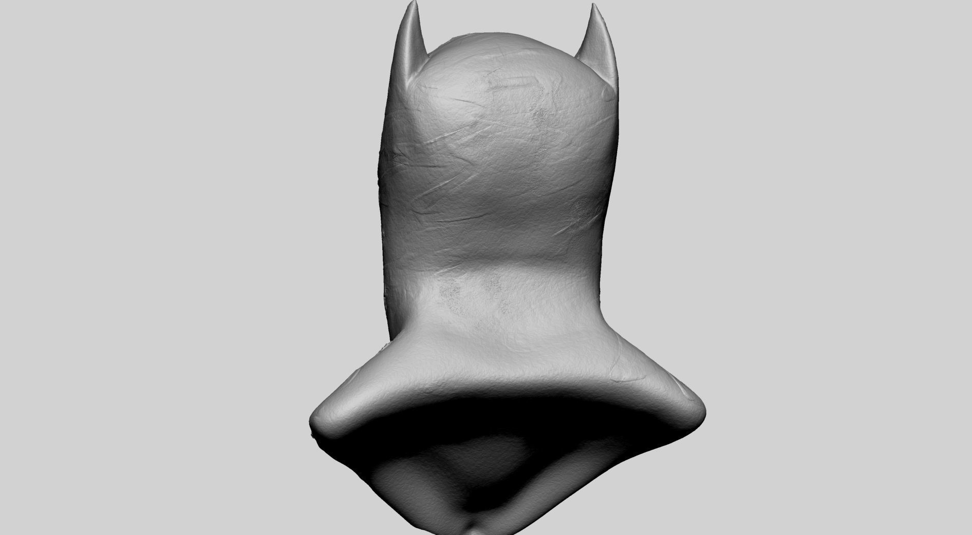 Batman Bust Clay 3D print model_4