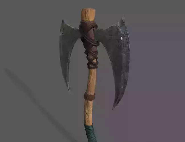Viking Bearded - Battle Axe - PBR