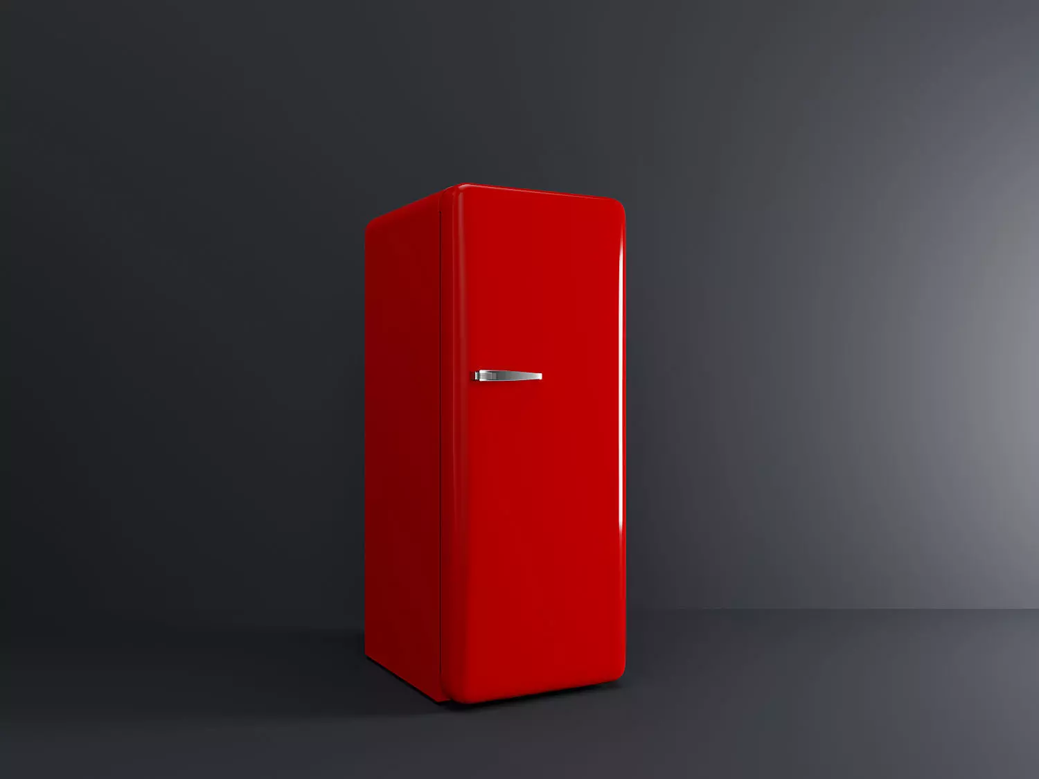 Smeg Inspired Fridge 3D model_0
