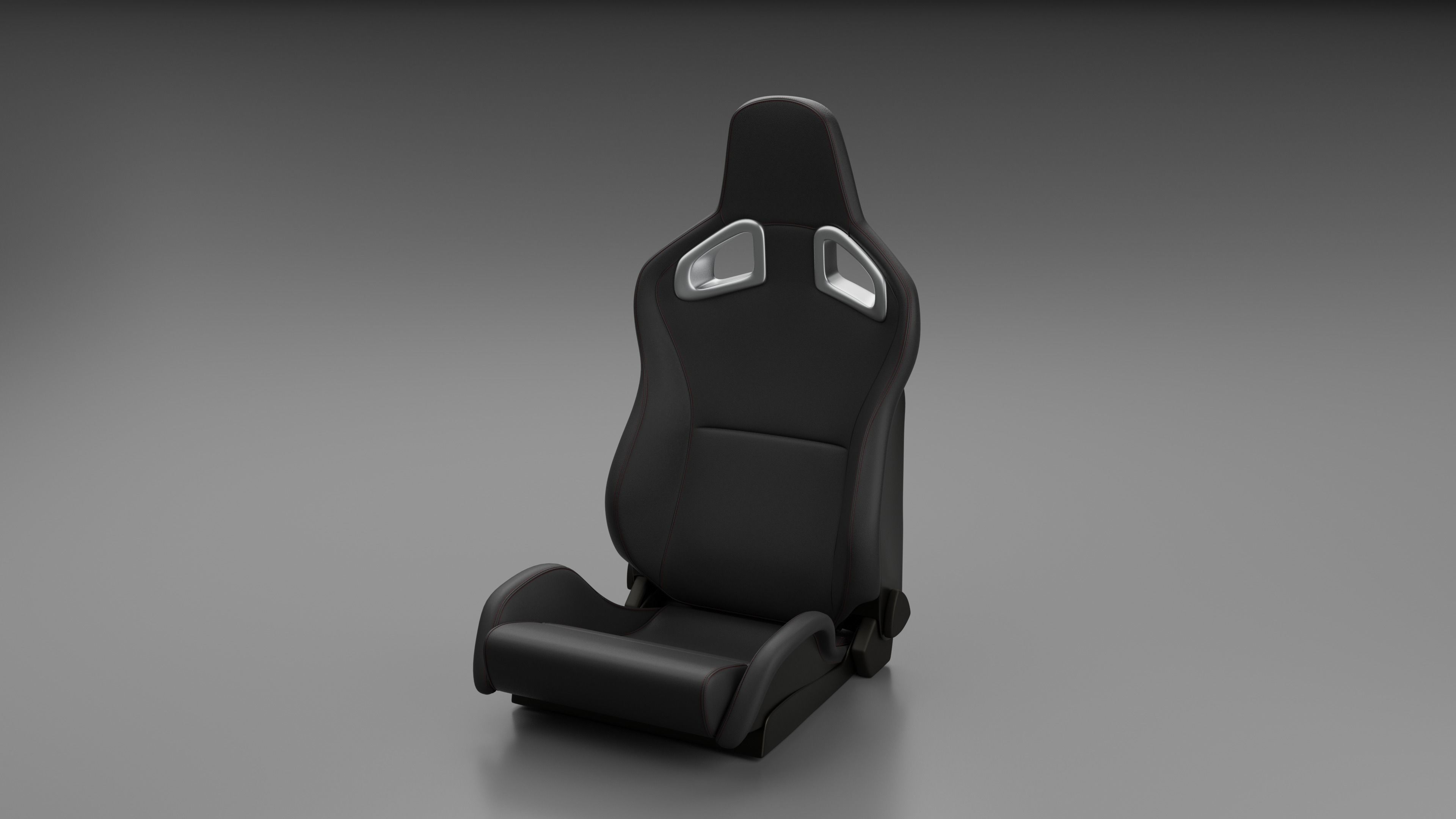 Sport Car Seat 3D model_2