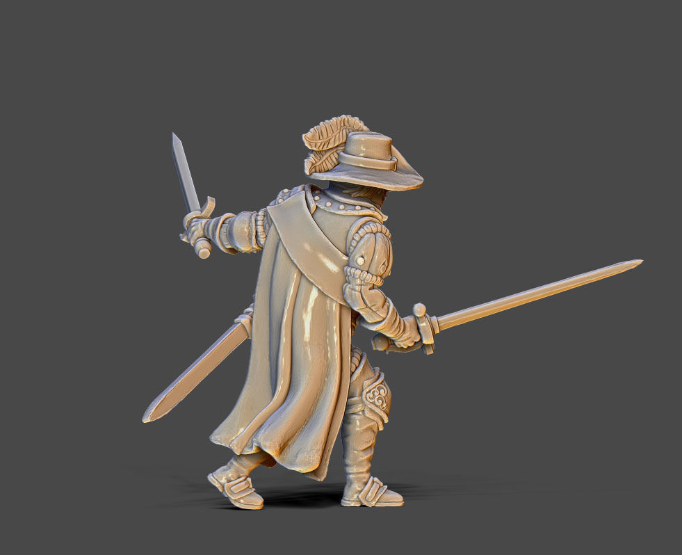 Comte de rochefort - 35 mm scale 3D print model_3