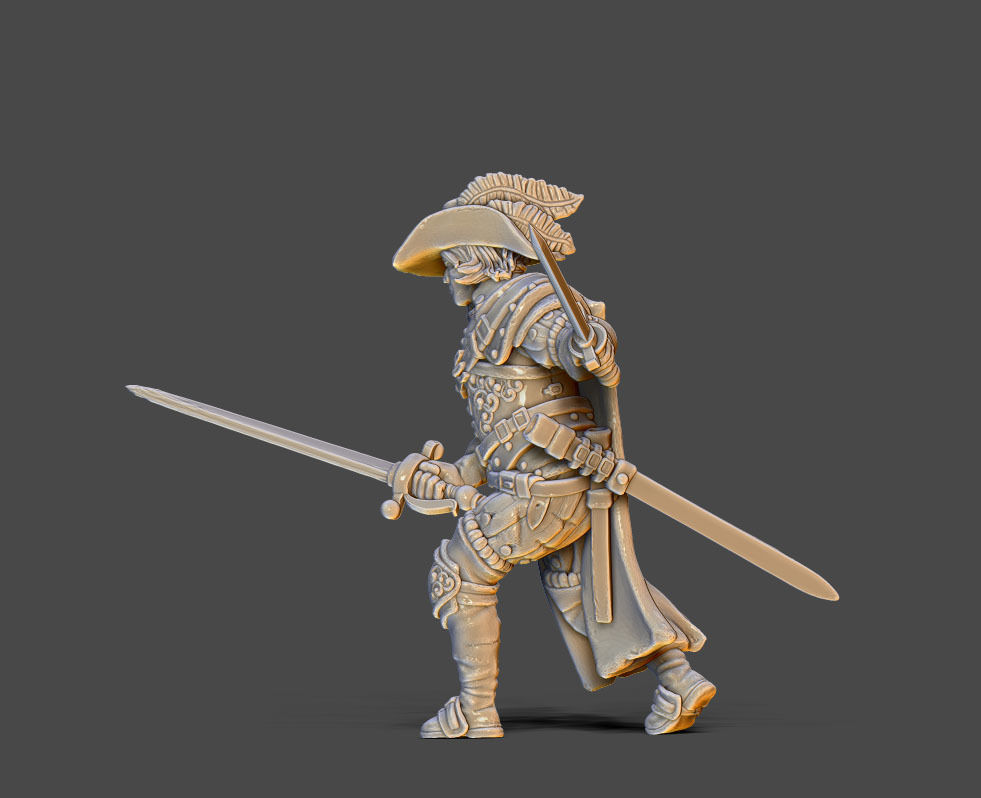 Comte de rochefort - 35 mm scale 3D print model_5