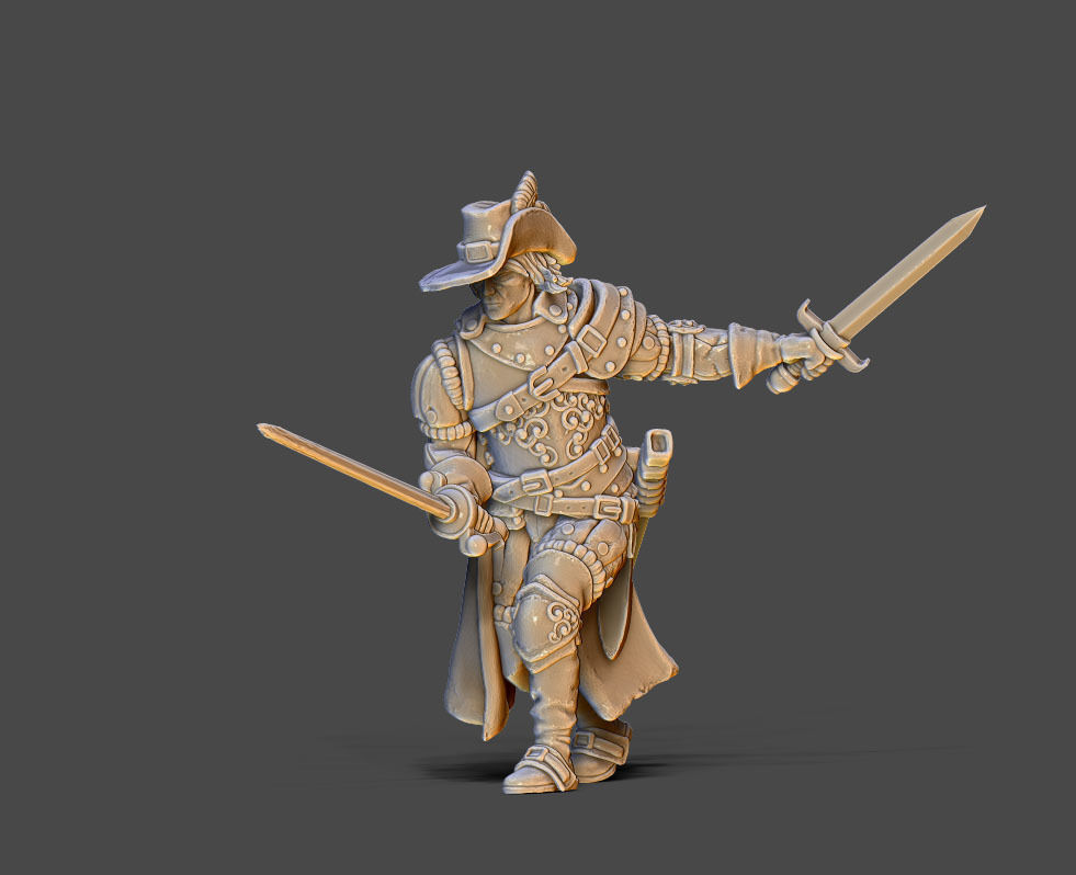 Comte de rochefort - 35 mm scale 3D print model_7