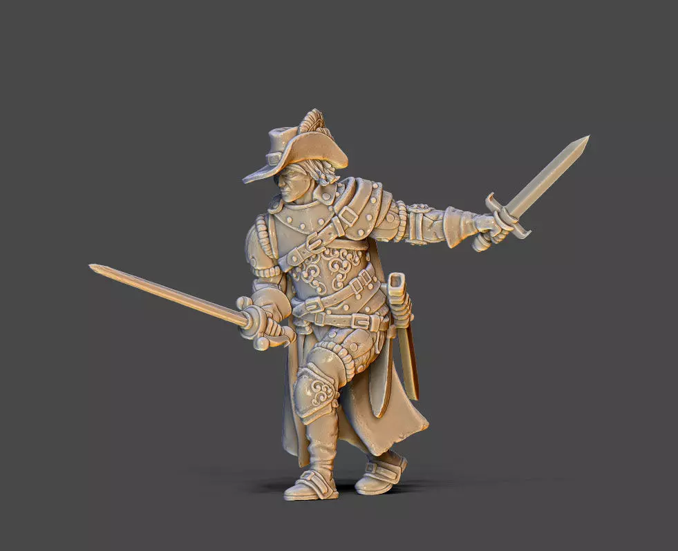 Comte de rochefort - 35 mm scale 3D print model_0